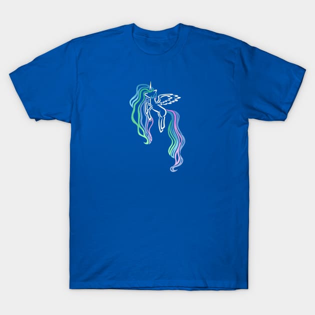 Tribal Pony - Princess Celestia T-Shirt by Alaina Williams